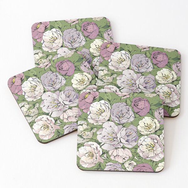 Item preview, beautiful flowers in lilac and purple designed and sold by Nice-patterns.