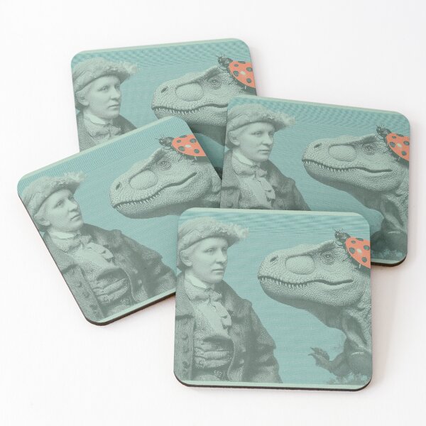 Item preview, Insect Wings Between Worlds - Ladybugs & Lizard - Postcard designed and sold by RetroYetî Art.