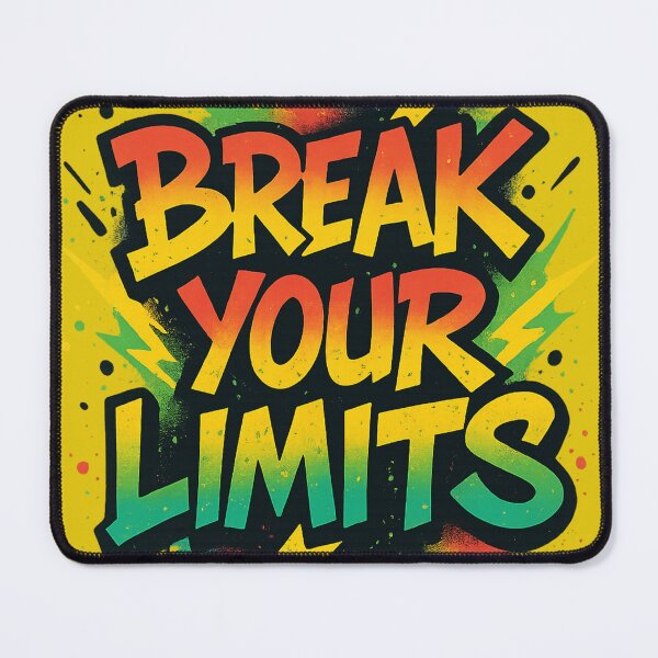 Item preview, Break Your Limits – Bold Graffiti Street Art Motivation designed and sold by RedHow.