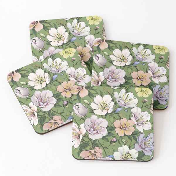 Item preview, beautiful flowers in lilac and purple designed and sold by Nice-patterns.