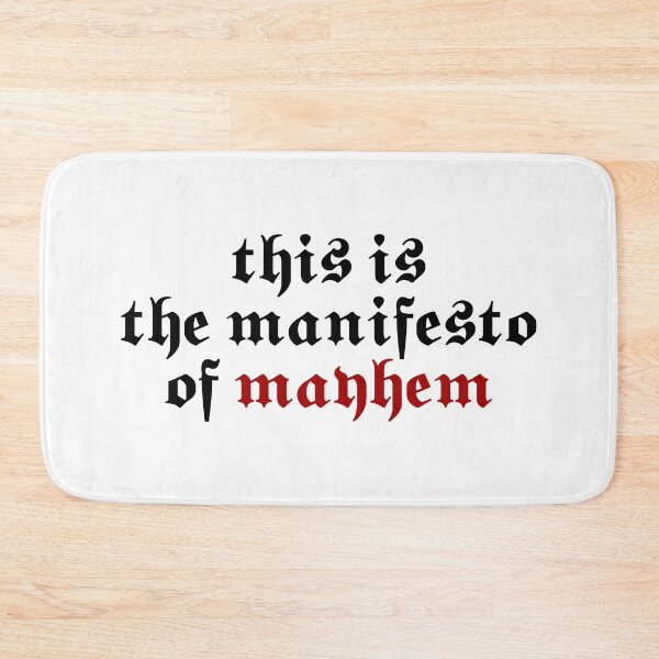 Item preview, manifesto of mayhem  designed and sold by ipek x.