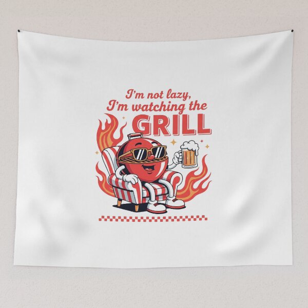 Item preview, Funny Grilling Quote T-Shirt | I'm Watching the Grill designed and sold by FoodandFun.
