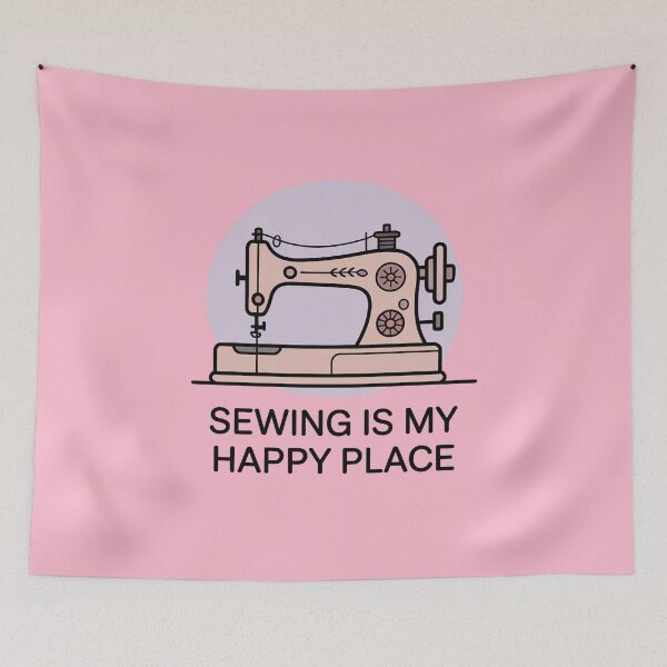 Item preview, Sew hobby - Sewing Is My Happy Place designed and sold by WikaKowalczyk.