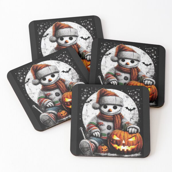 Item preview, The Christmas Snowman  waiting on Halloween  designed and sold by LLdreams.