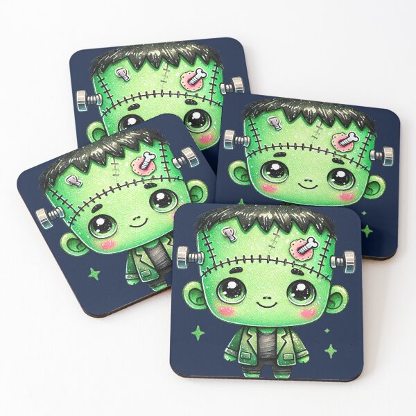 Item preview, Adorable Baby Frankenstein – Cute Spooky Character designed and sold by Lulunza.