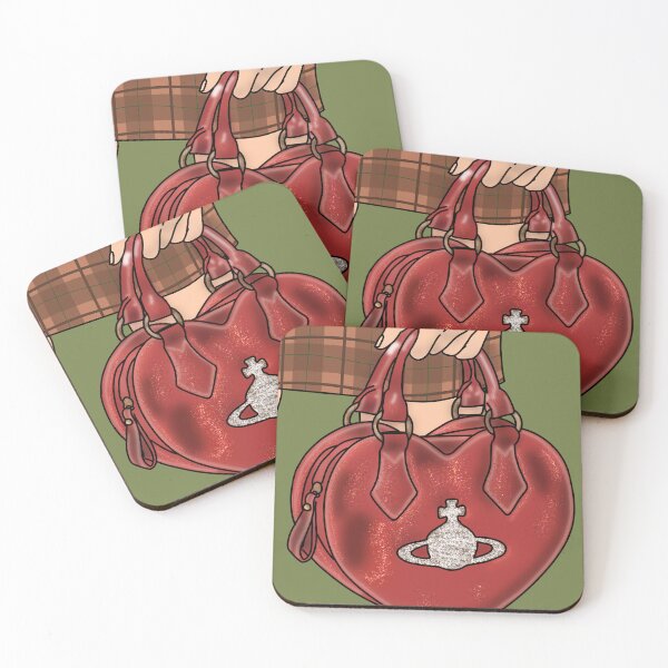 Item preview, Glittering Heart Bag Art Print designed and sold by PopHuePrints.