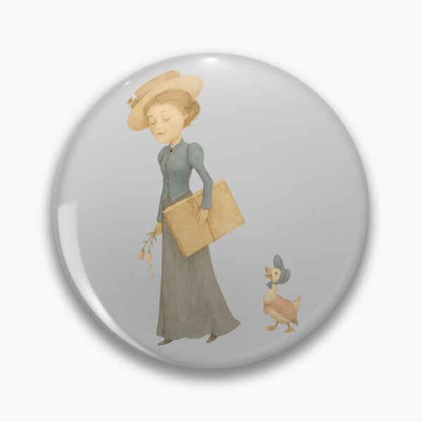 Item preview, Beatrix Potter and Jemima Puddle-Duck - Vintage Fairytale Illustration - Children's Stories designed and sold by DakotaPoppin.