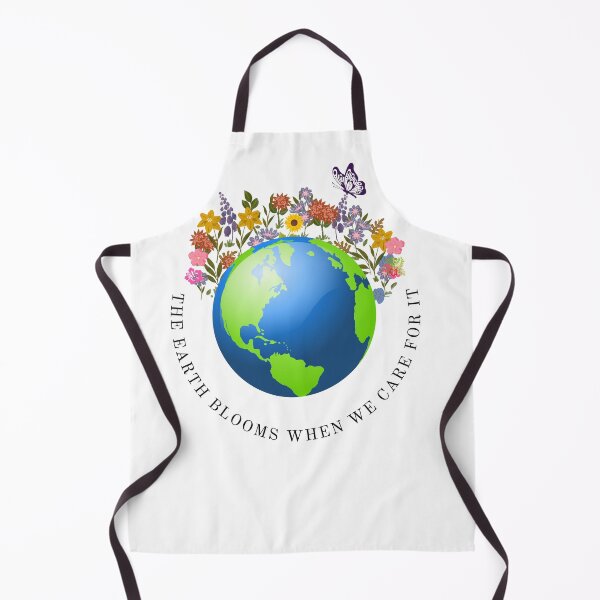 Item preview, EARTH BLOOMS WHEN WE CARE FLORAL designed and sold by CholarCrafts.