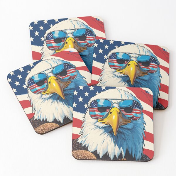 Item preview, Eagle With Shades designed and sold by Wearable Prints.