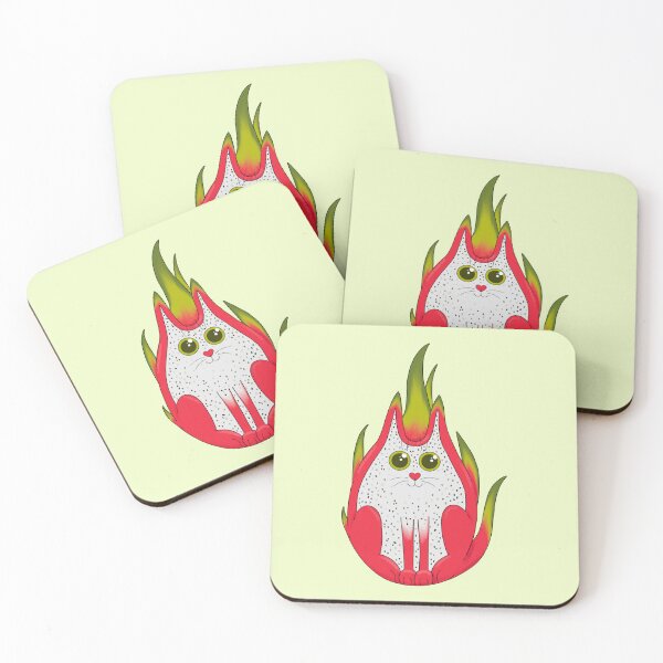 Item preview, Dragon Fruit Cat designed and sold by ensdraws.