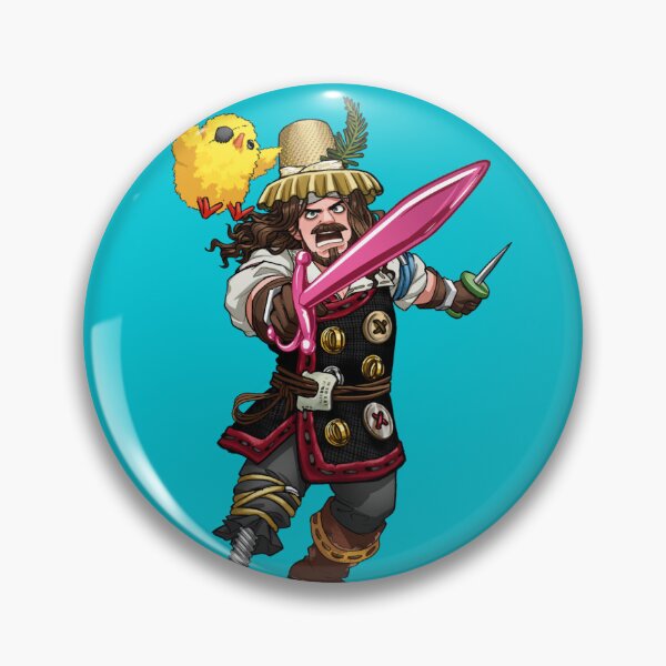 Item preview, Angry Weapons Out Captain Jacques Pierrot Sticker designed and sold by studioroguet.