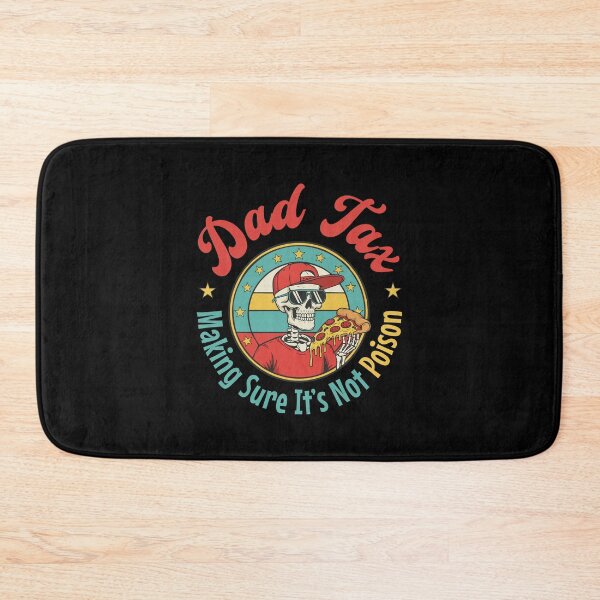 Item preview, Dad Tax Pizza – Making Sure It’s Not Poison | Funny Vintage Skeleton T-Shirt designed and sold by Balasan.