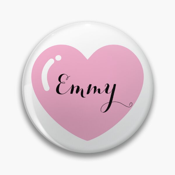 Item preview, Emmy Name with Pink Heart  designed and sold by Monika Howarth.
