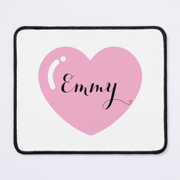 Item preview, Emmy Name with Pink Heart  designed and sold by Monika Howarth.