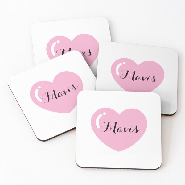 Item preview, Mavis Name with Pink Heart  designed and sold by Monika Howarth.