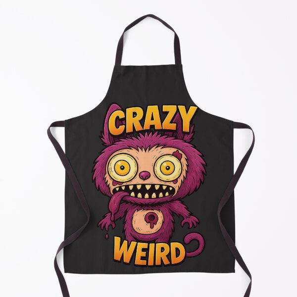Item preview, Crazy Weird Cartoon Monster Cat designed and sold by Thaivi Design.