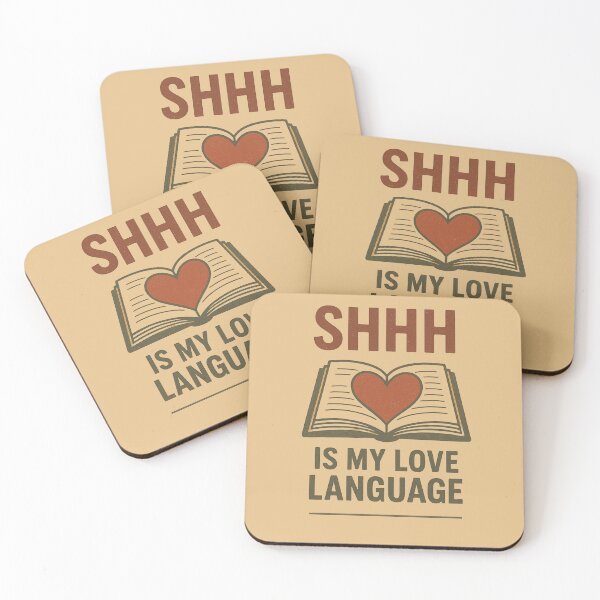 Item preview, Shhh Is My Love Language – Funny Librarian Quote  designed and sold by NineRudolph.