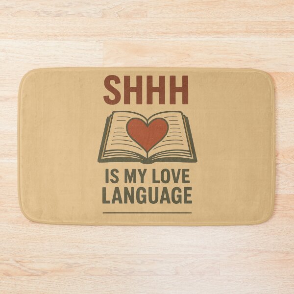 Item preview, Shhh Is My Love Language – Funny Librarian Quote  designed and sold by NineRudolph.