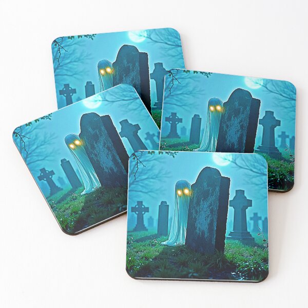 Item preview, Graveyard Ghost's Eerie Glimpse designed and sold by Health And Fitness Posts e-Store.