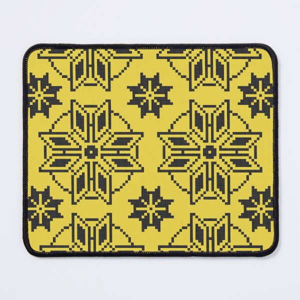 Item preview, Black and Yellow Pixel Stars designed and sold by FlyingJackalope.