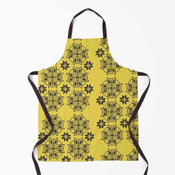 Item preview, Black and Yellow Pixel Stars designed and sold by FlyingJackalope.