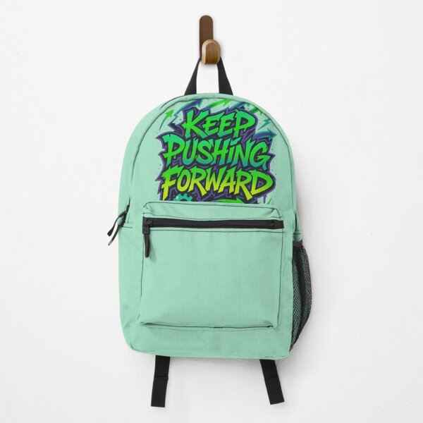 Item preview, Keep Pushing Forward – Neon Wildstyle Graffiti designed and sold by RedHow.