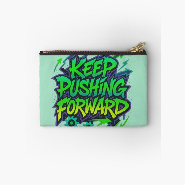 Item preview, Keep Pushing Forward – Neon Wildstyle Graffiti designed and sold by RedHow.