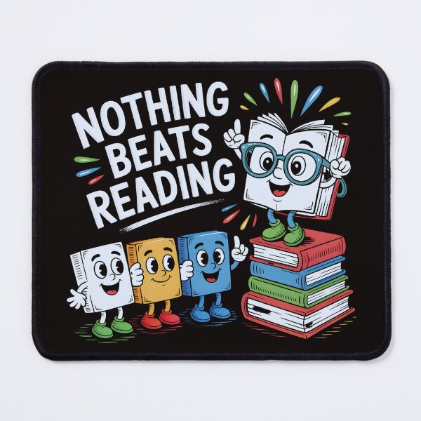 Item preview, Nothing Beats Reading Rock Paper Scissors Funny Sketch Shirt designed and sold by Slavicsoul.