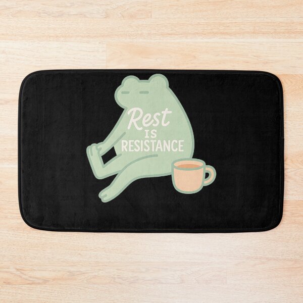 Item preview, Rest Is Resistance Mindfulness Affirmation designed and sold by LuminOrb.