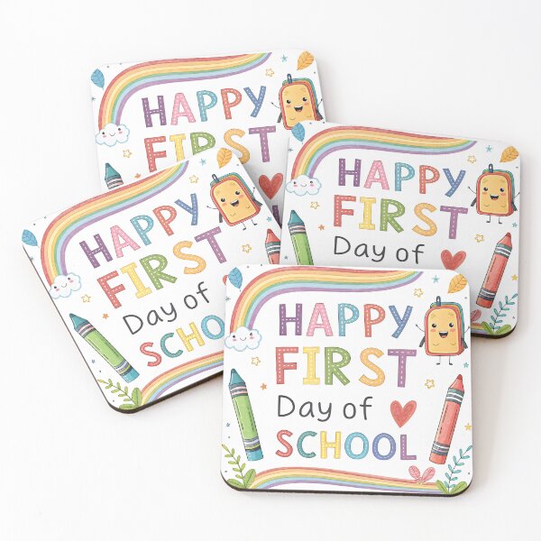 Item preview, happy first day of school designed and sold by GogoGrove.