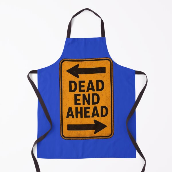 Item preview, Dead End Ahead Vintage Warning Poster designed and sold by ArtComixHaven.