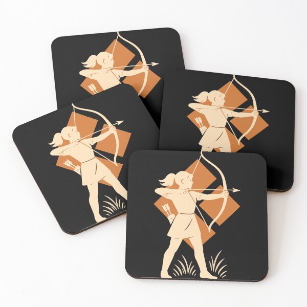 Item preview, Girl Archer Archery Bow Target Archery Design designed and sold by LuminOrb.