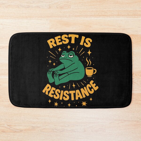 Item preview, Rest Is Resistance Mindfulness Affirmation designed and sold by LuminOrb.