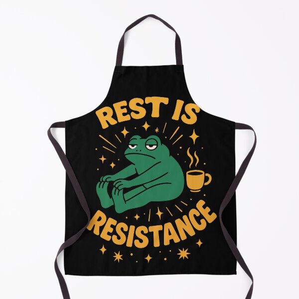Item preview, Rest Is Resistance Mindfulness Affirmation designed and sold by LuminOrb.