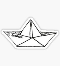 Pegatina Barco de origami