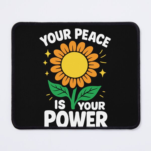 Item preview, Your Peace Is Your Power Mindfulness Affirmation designed and sold by LuminOrb.