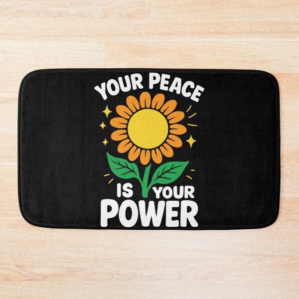 Item preview, Your Peace Is Your Power Mindfulness Affirmation designed and sold by LuminOrb.