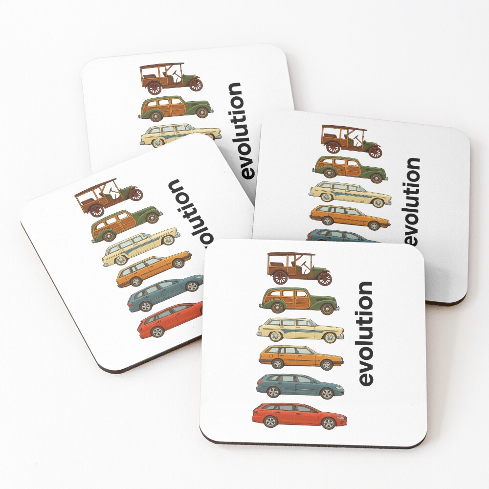 Item preview, Coasters (Set of 4) designed and sold by RetroCode.