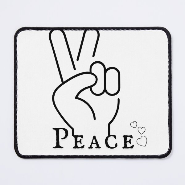 Item preview, Peace Sign Hearts - Love and Harmony designed and sold by CholarCrafts.