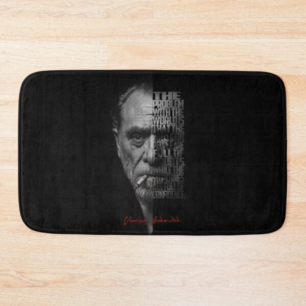 Item preview, Black and white Charles Bukowski quote poster designed and sold by Enea Kelo.