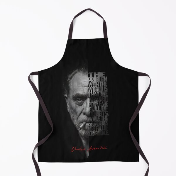 Item preview, Black and white Charles Bukowski quote poster designed and sold by Enea Kelo.