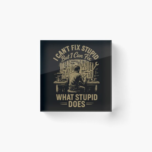 Item preview, I Can't Fix Stupid Garage Mechanic Funny designed and sold by LuminOrb.