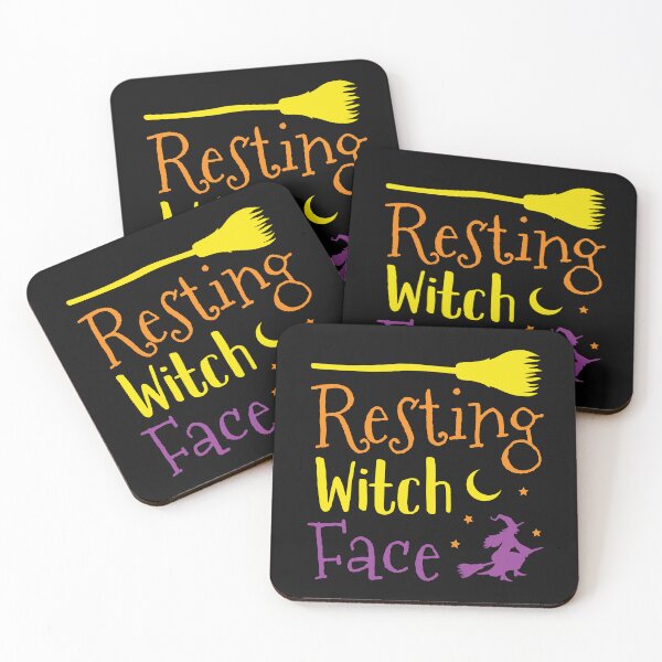 Item preview, Resting Witch Face- Halloween Witch designed and sold by EstelleStar.