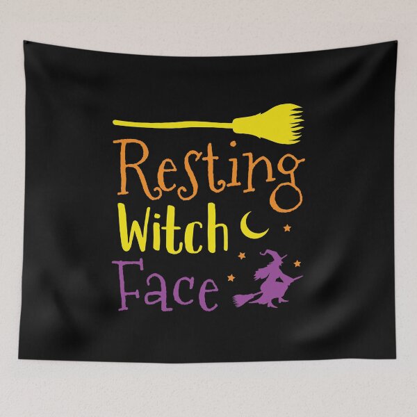 Item preview, Resting Witch Face- Halloween Witch designed and sold by EstelleStar.