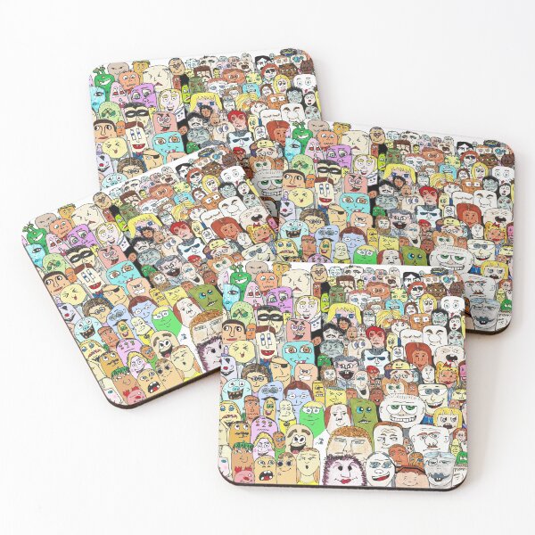 Item preview, Many Faces of Happy designed and sold by BostonSteveG.