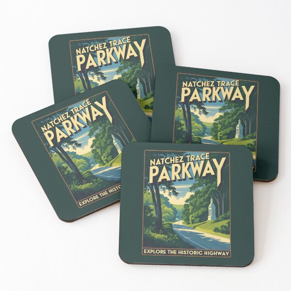 Item preview, Vintage Natchez Trace Parkway Design designed and sold by GoodOldVintage.