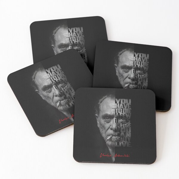 Item preview, Copy of Black and white Charles Bukowski quote poster designed and sold by Enea Kelo.