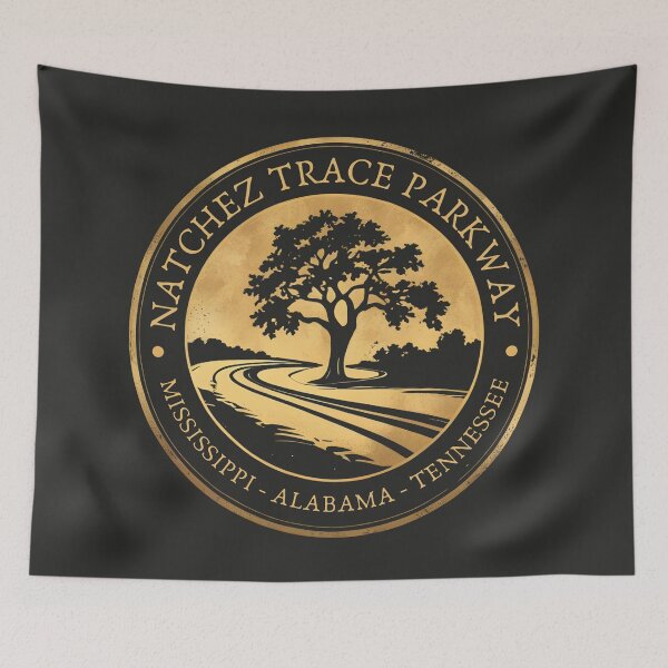 Item preview, Natchez Trace Parkway designed and sold by GoodOldVintage.