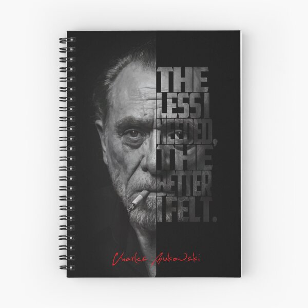 Item preview, Black and white Charles Bukowski quote poster designed and sold by Enea Kelo.