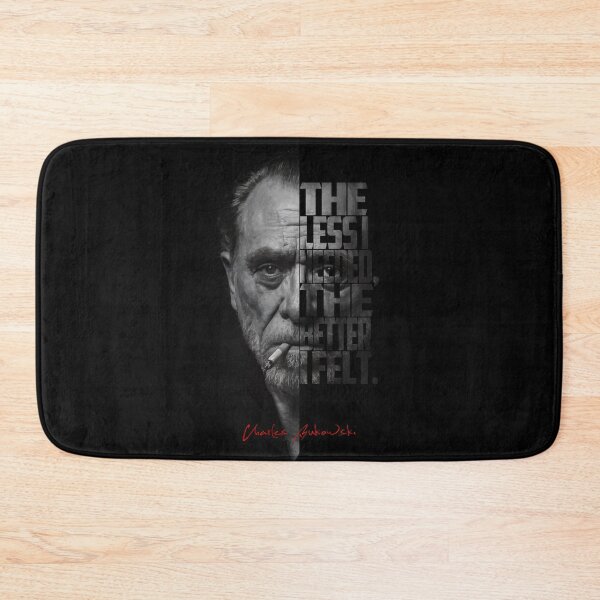 Item preview, Black and white Charles Bukowski quote poster designed and sold by Enea Kelo.